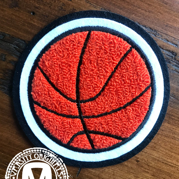 Chenille Varsity Basketball Patches