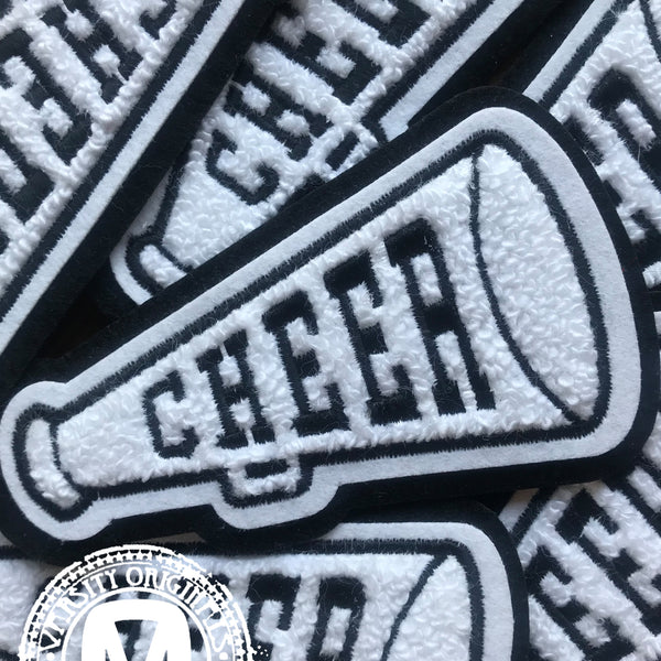 Chenille Varsity Cheer Megaphone Cheerleading Patches