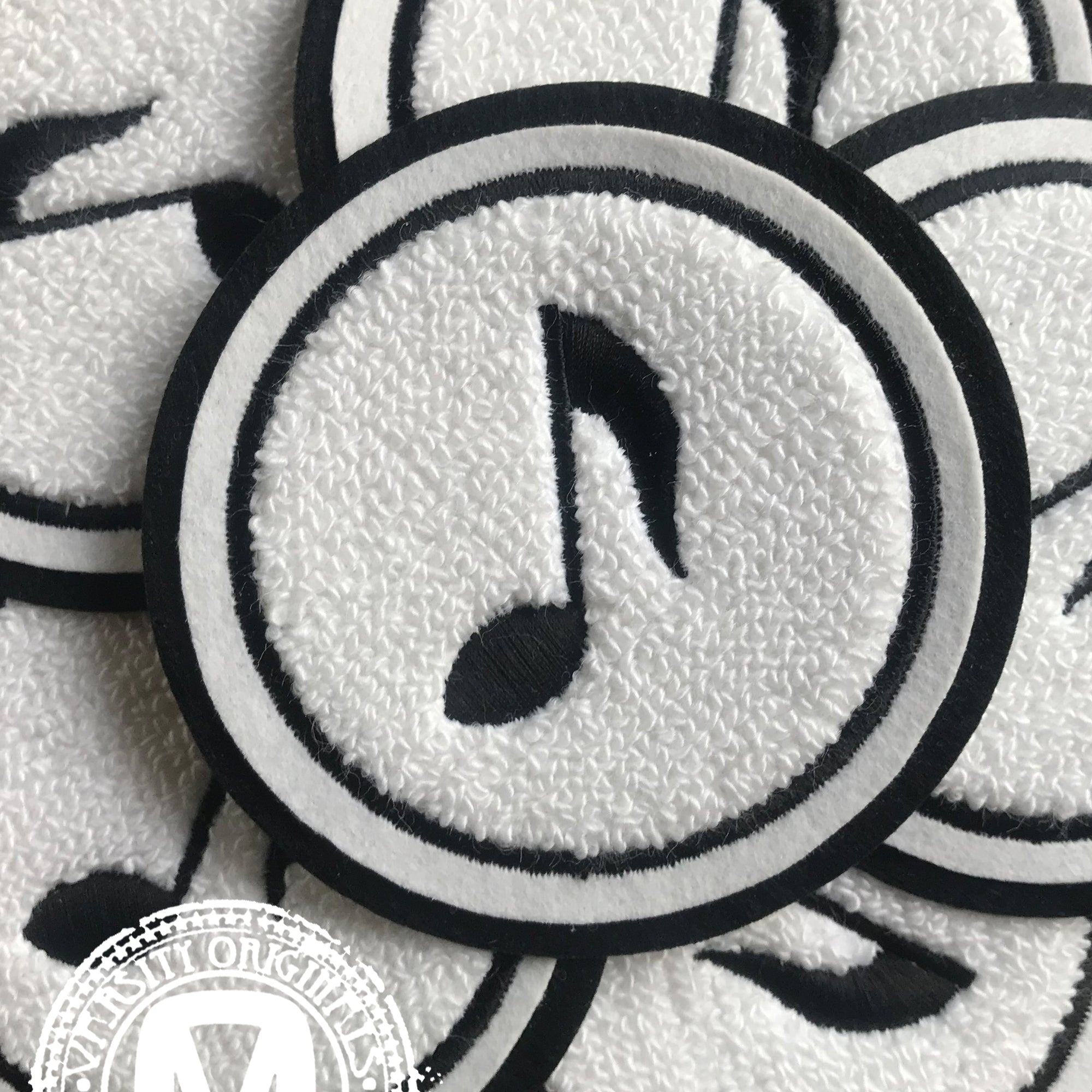 Chenille Music Note Patches