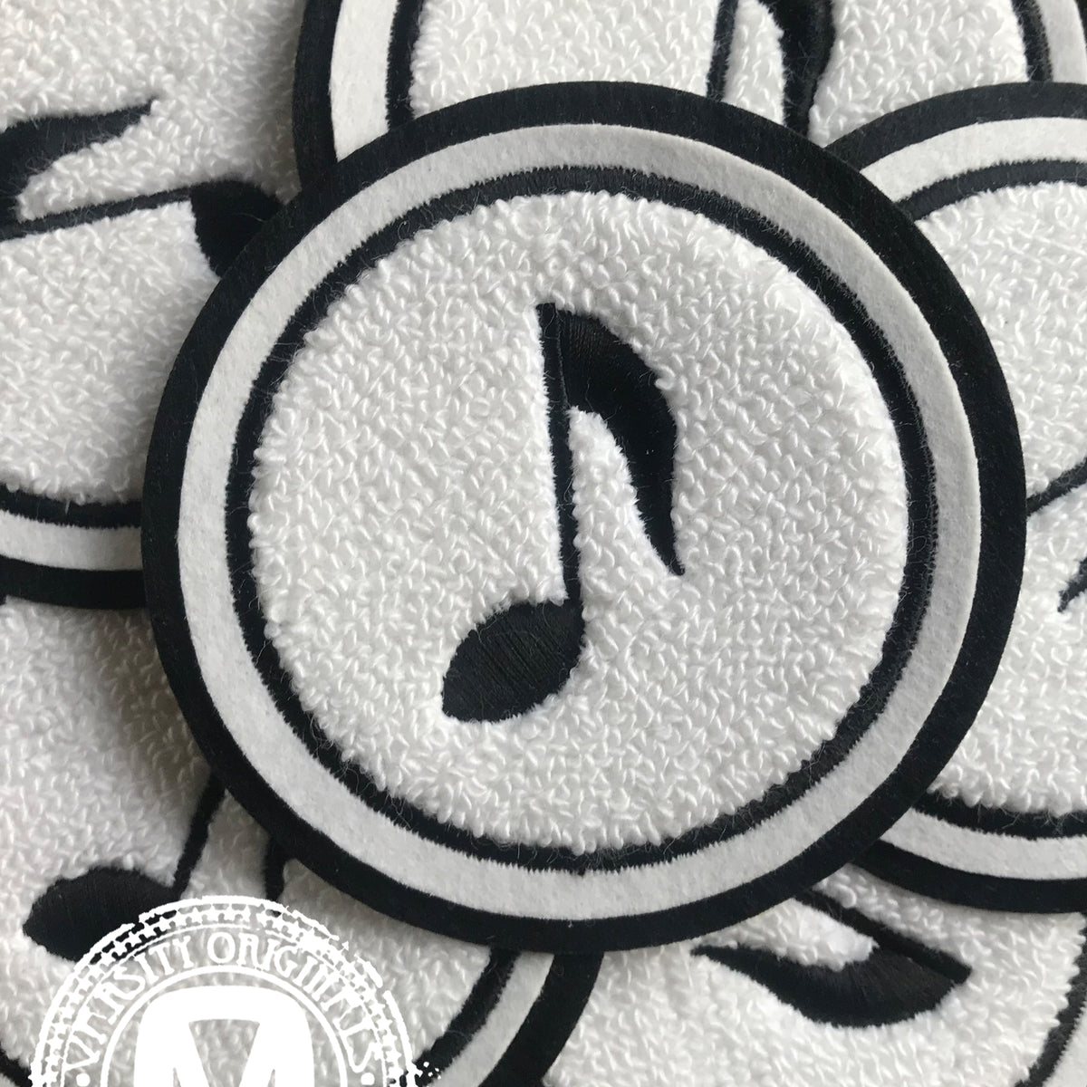Chenille Music Note Patches – Varsity Originals