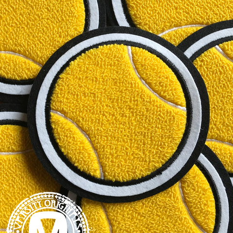 Chenille Varsity Tennis Ball Patches