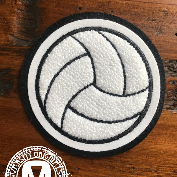 Chenille Varsity Volleyball Patches