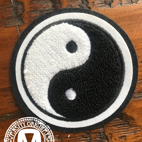 Chenille Yin and Yang Patches